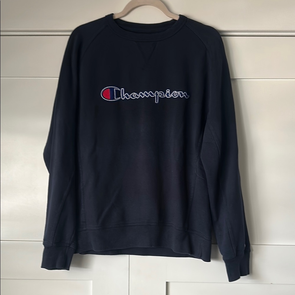 Navy Vintage Champion Crewneck